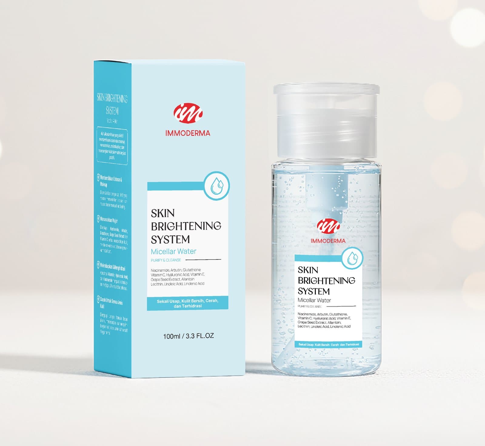 Immoderma Skin Brightening Micellar Water